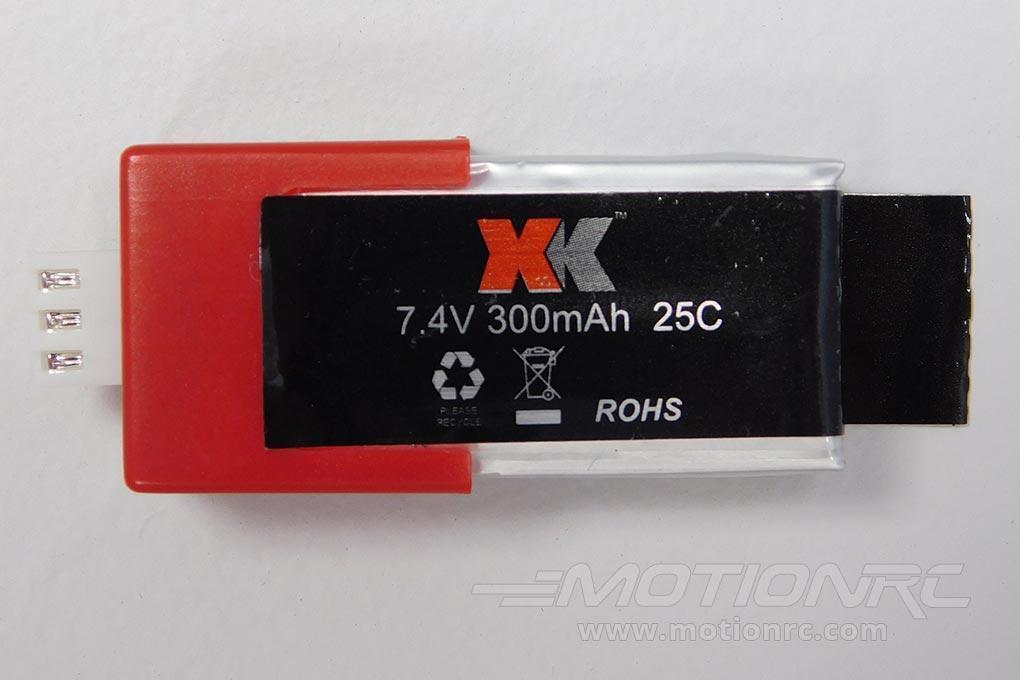 XK 300mAh 2S 7.4V 25C LiPo Battery with Micro Connector [WLT-K120