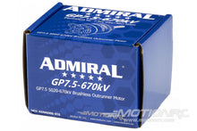 Lade das Bild in den Galerie-Viewer, Admiral GP7.5 5020-670Kv Brushless Motor ADM6000-016
