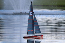 Load image into Gallery viewer, Bancroft Focus V3 Red 995mm (39.2&quot;) Sailboat - RTR BNC1047-002
