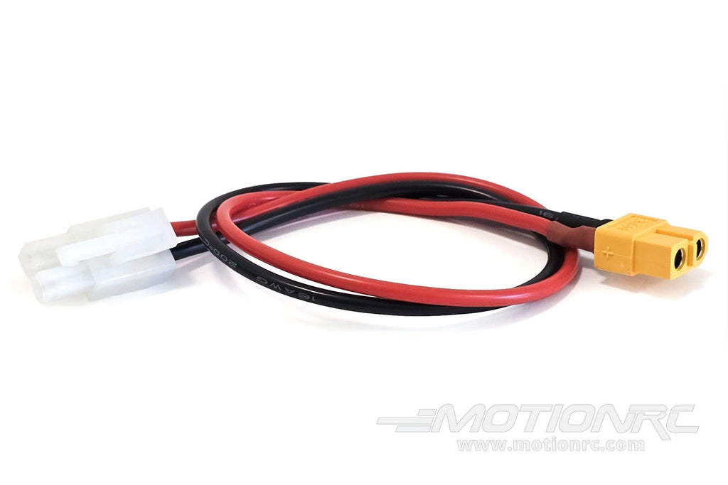 BenchCraft 300mm (12") Charge Lead with XT60 to Tamiya Connector BCT5002-027