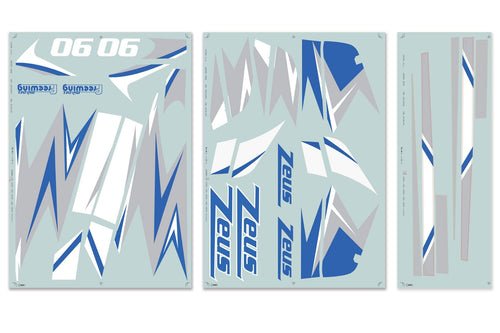 Freewing 90mm EDF Zeus Decal Set FJ3201107