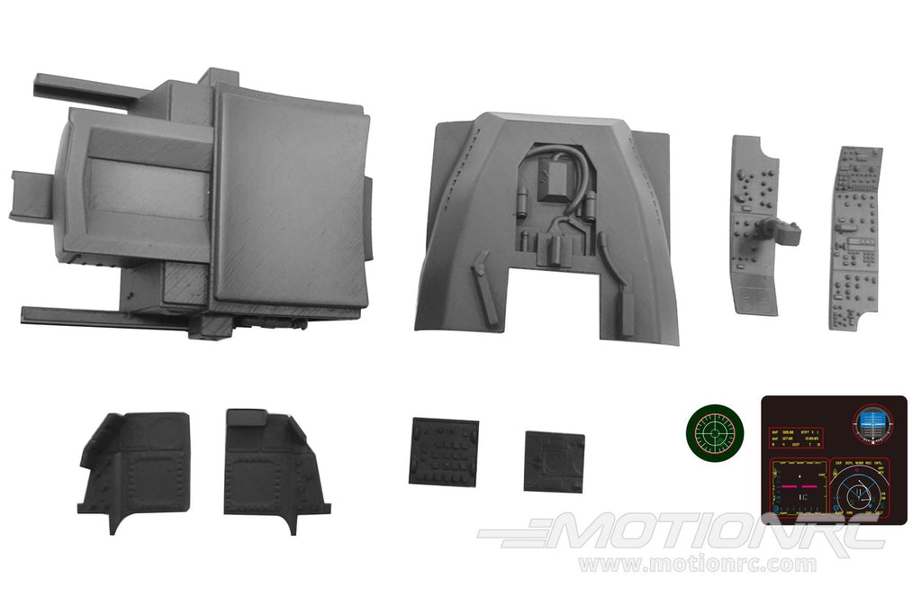 Freewing 90mm F-16 V2 3D Cockpit Printed Parts FJ306310923