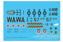 Load image into Gallery viewer, Freewing 90mm F-16 V2 Decal Sheet A FJ30631071
