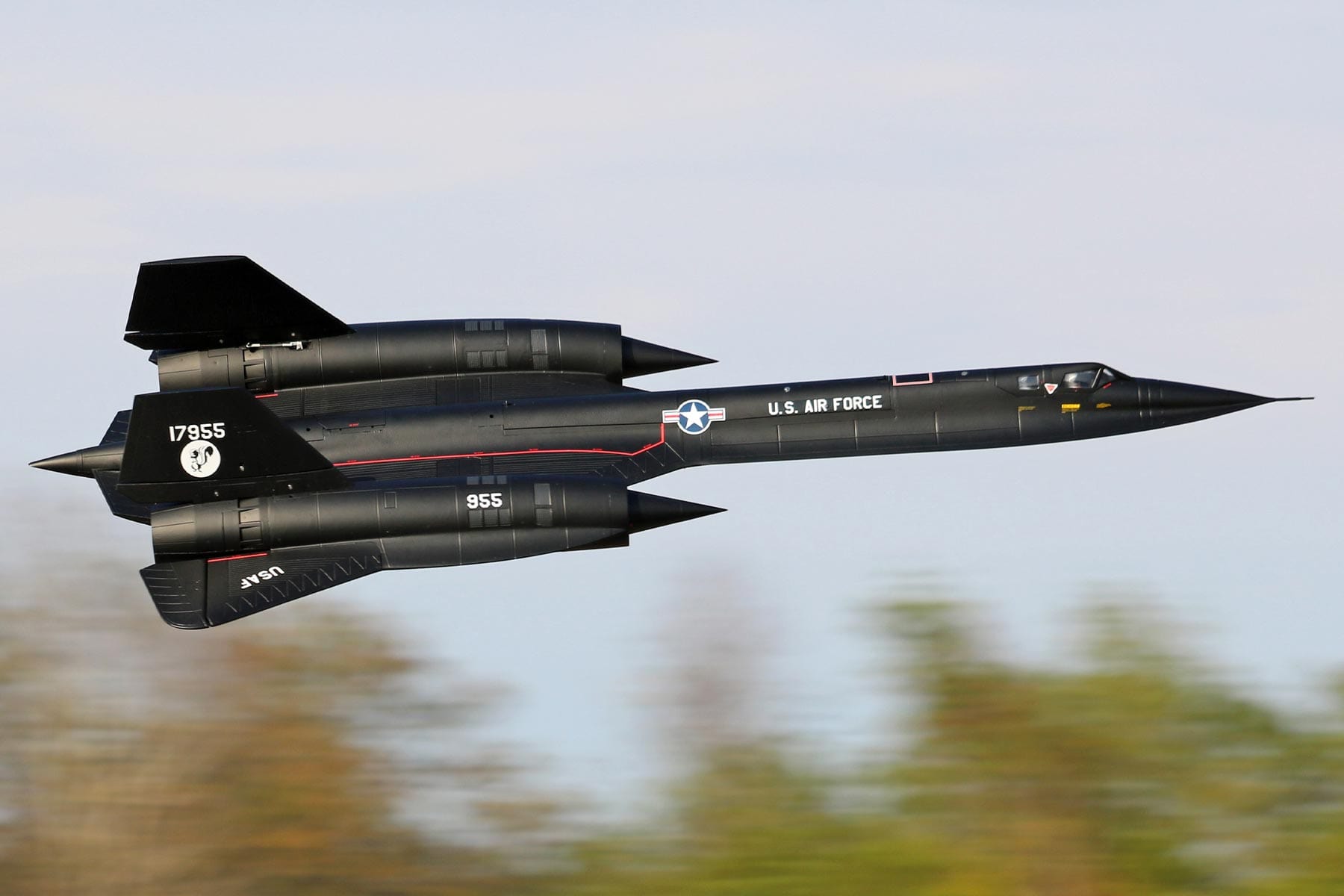 Freewing SR-71 Blackbird Twin 70mm EDF Jet With Gyro - PNP