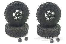 Lade das Bild in den Galerie-Viewer, Hobby Plus 1/18 Scale 1.2&quot; Mudder XL Tire/Wheel Set (4) HBP240370
