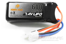 Load image into Gallery viewer, Hobby Plus 600mAh 2S 7.4v Lipo Battery with Micro Connector HBP240063
