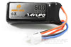 Hobby Plus 600mAh 2S 7.4v Lipo Battery with Micro Connector HBP240063