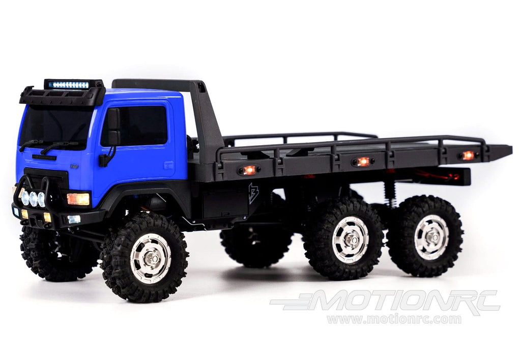 Hobby Plus CR18P Blue Arktos 1/18 Scale 6x6 Flatbed Truck - RTR HBP1810431