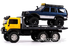 Load image into Gallery viewer, Hobby Plus CR18P Yellow Arktos 1/18 Scale 6x6 Flatbed Truck - RTR HBP1810430
