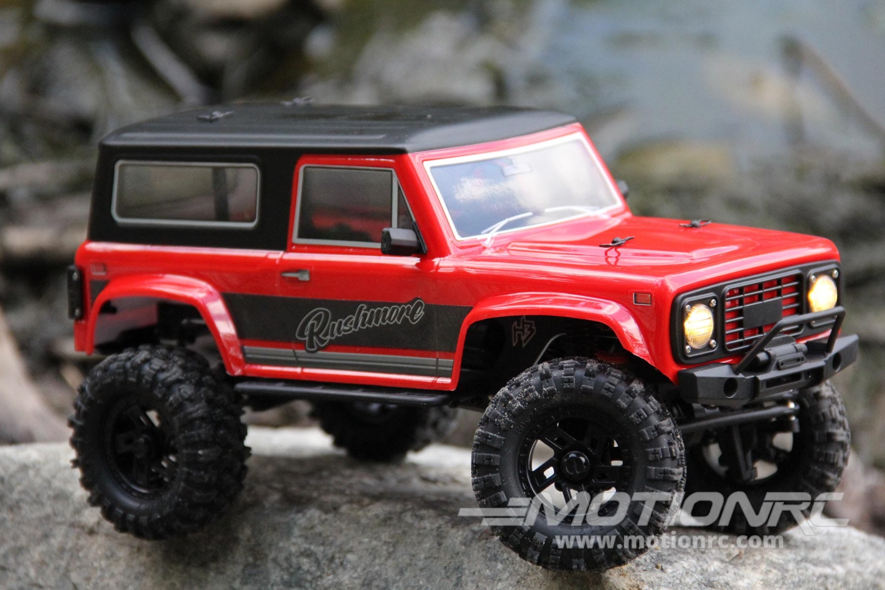 Hobby Plus-Furitek CR18P Red 2024 Rushmore 1/18 Scale 4WD Brushless Mini Crawler - RTR