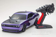 Load image into Gallery viewer, Kyosho Fazer Mk2 Purple 2015 Dodge Hellcat Challenger 1/10 Scale 4WD Car - RTR KYO34415T1C
