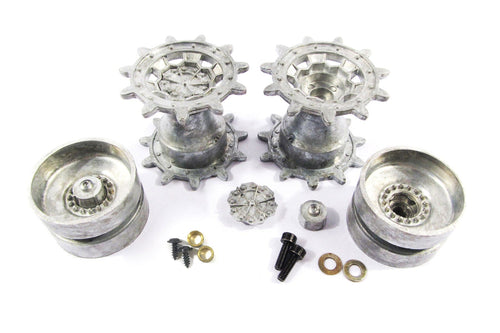 Mato 1/16 Scale German Leopard 2A6 Metal Sprockets and Ball Bearing Idler Wheels Set MATMT153