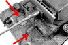 Mato 1/16 Scale Panzer III Metal Front Hatches (2) MATMT107