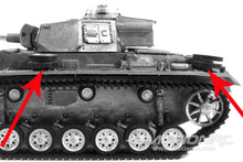 Load image into Gallery viewer, Mato 1/16 Scale Panzer III Metal Spare Wheel Mount MATMT108
