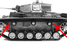 Load image into Gallery viewer, Mato 1/16 Scale Panzer III Metal Suspension Mount Set MATMT104
