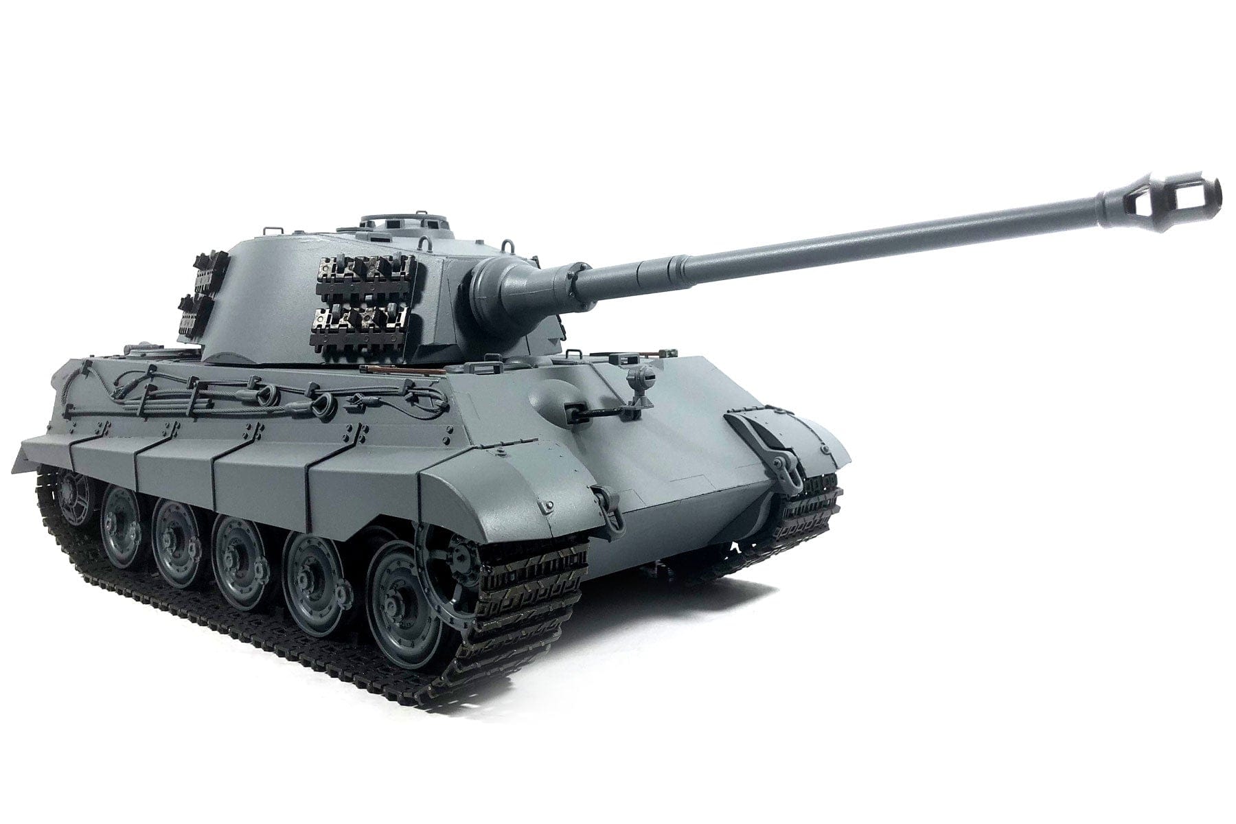 Mato German King Tiger Grey Metal 1/16 Scale Heavy Battle Tank - RTR MAT1228-003