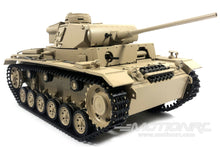 Load image into Gallery viewer, Mato German Panzer III Desert Yellow Metal 1/16 Scale Medium Battle Tank - RTR MAT1223-002
