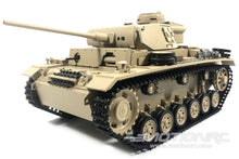 Load image into Gallery viewer, Mato German Panzer III Desert Yellow Metal 1/16 Scale Medium Battle Tank - RTR MAT1223-002
