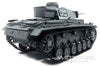 Mato German Panzer III Grey Metal 1/16 Scale Medium Battle Tank - RTR MAT1223-003