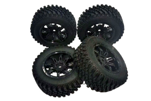 Primus 1/12 Scale PC12 Wheels and Tires Mounted Set (4) PRM5016-017