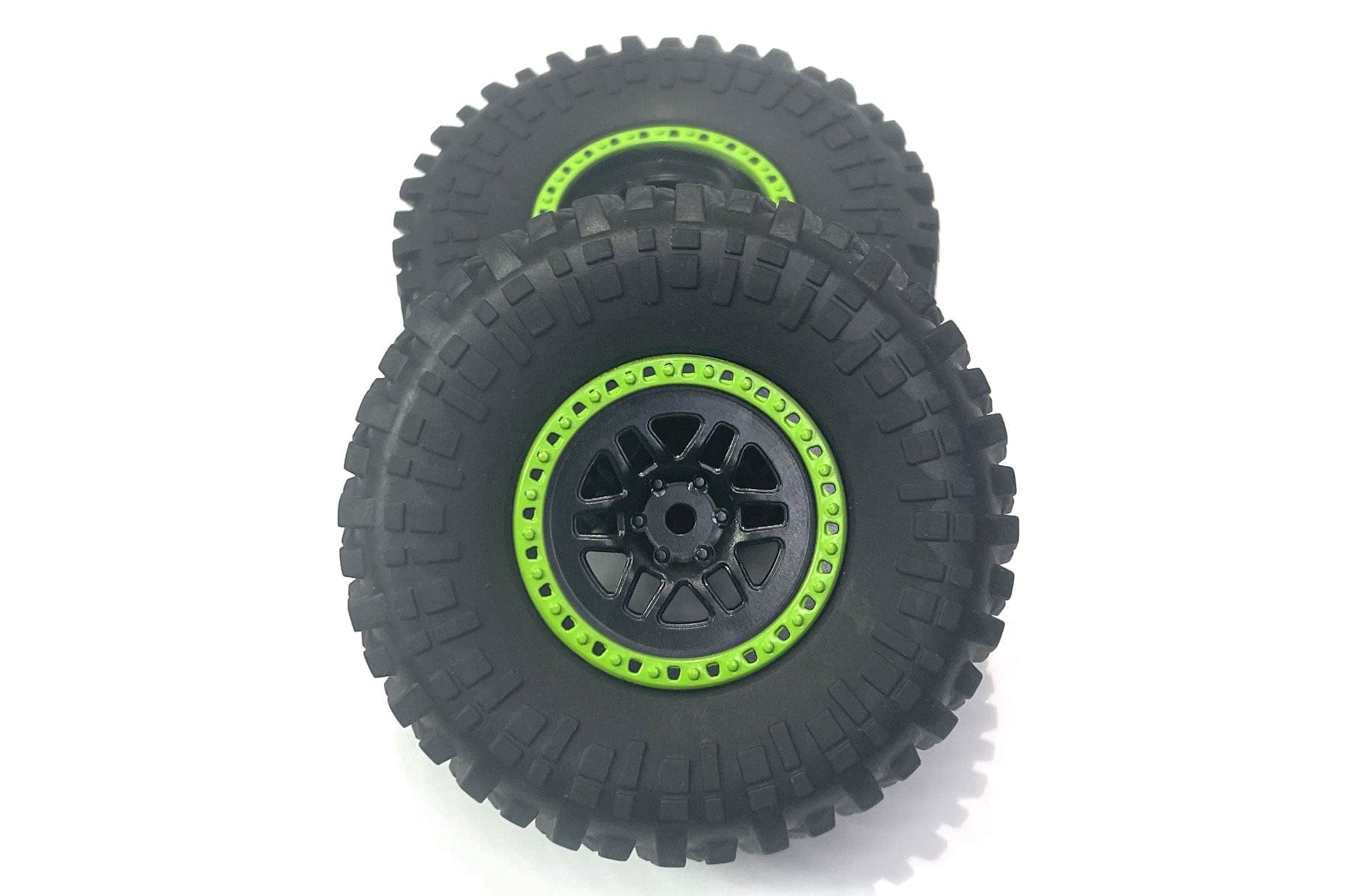 Primus 1/20 Scale DB20 Wheel and Tire, Assembled (pr.) - Green PRM5016-024