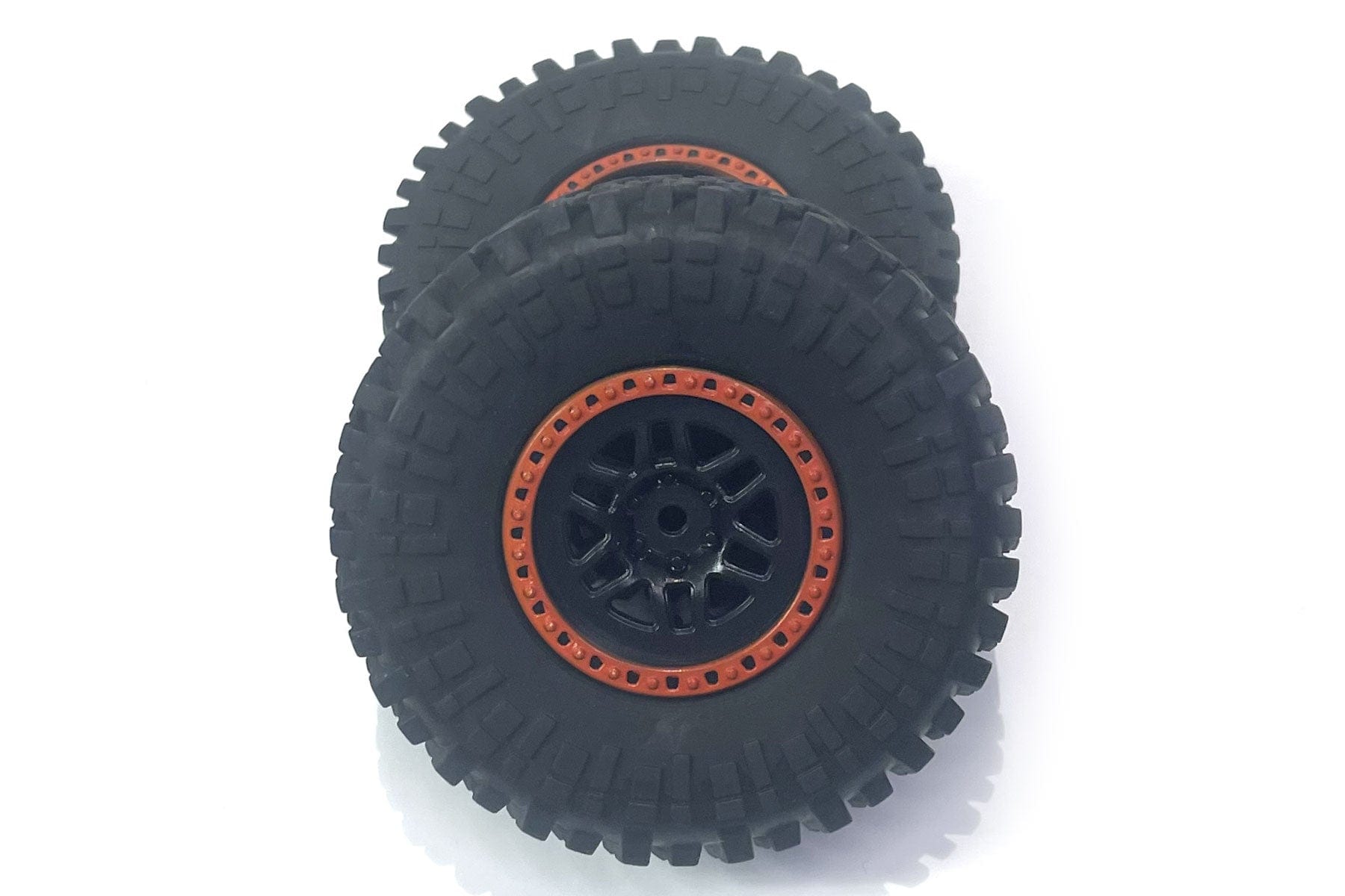 Primus 1/20 Scale DB20 Wheel and Tire, Assembled (pr.) - Orange PRM5016-025