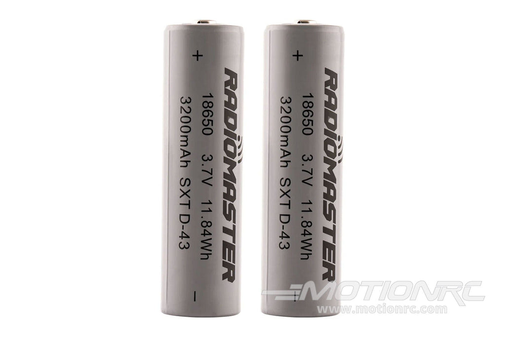 RadioMaster 3200mAh 3.7V 18650 Li-ion Battery (2 Pack) HP0157-18650-3200