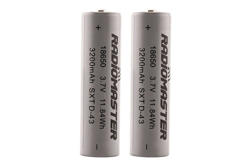 RadioMaster 3200mAh 3.7V 18650 Li-ion Battery (2 Pack) HP0157-18650-3200