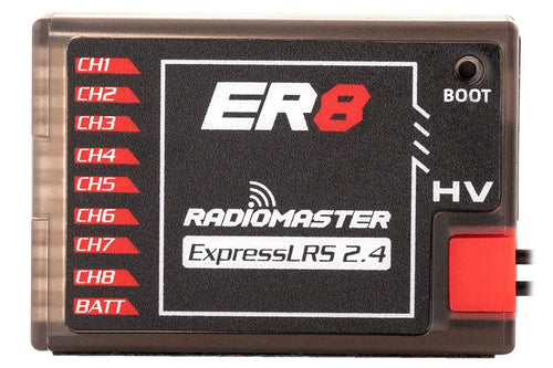 RadioMaster ER8 8-Channel ELRS (LBT) PWM Receiver HP0157-RX-ER8-LBT