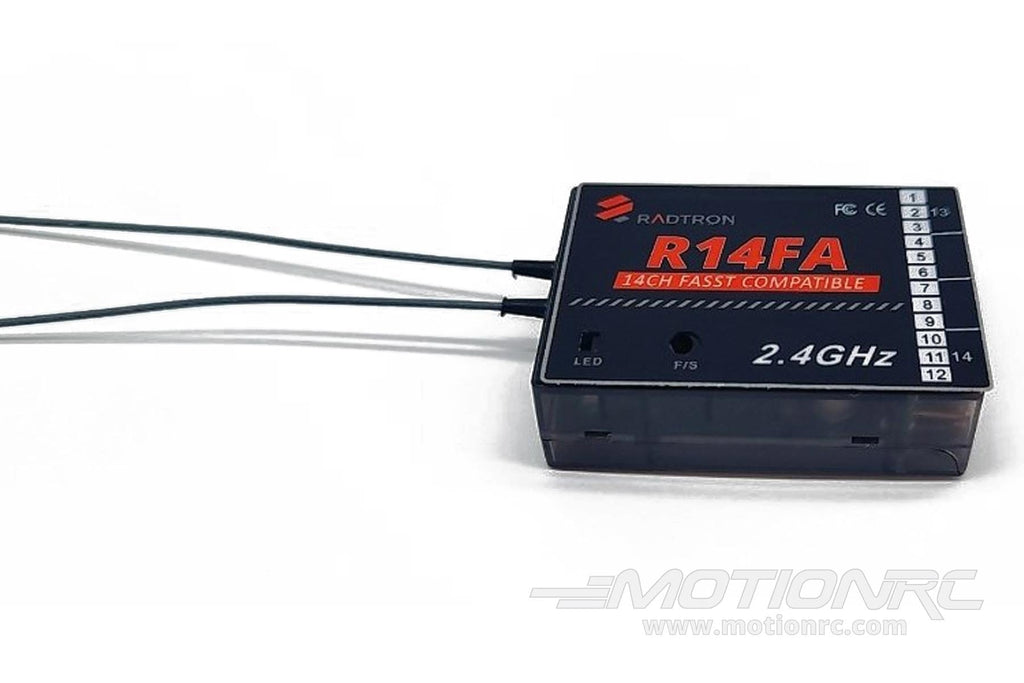 Radtron R14FA 14-Channel Futaba FASST Compatible Receiver