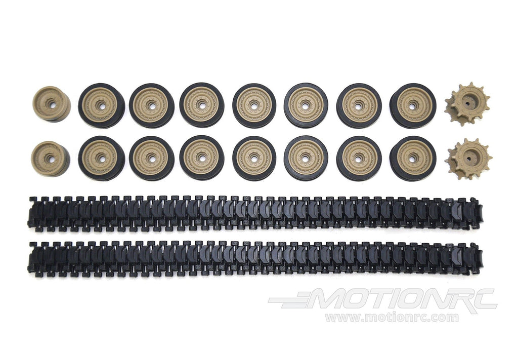 Tongde 1/16 Scale US M109A2 Howitzer Plastic Tracks, Sprockets, Drive Wheels, and Road Wheels Set TDE1006-106