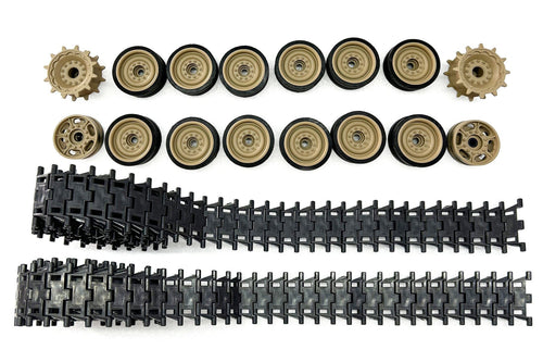 Tongde 1/16 Scale US M2A2 Bradley Plastic Tracks, Sprockets, Drive Wheels, and Road Wheels Set TDE1004-106