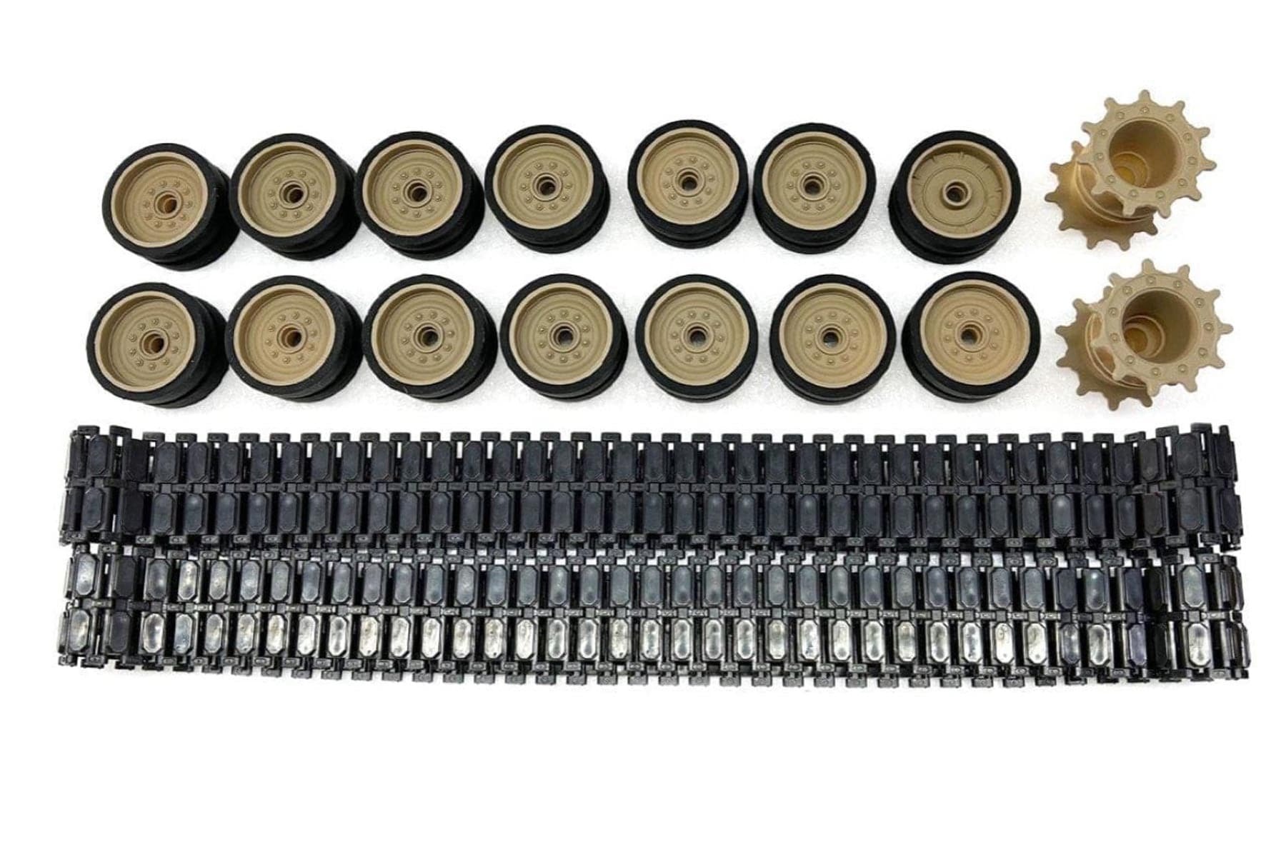 Tongde 1/16 Scale US M60A1 Plastic Tracks, Sprockets, Drive Wheels, and Road Wheels Set TDE1000-106