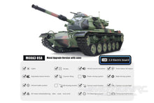 Load image into Gallery viewer, Tongde US M60A3 Professional Plus Edition 1/16 Scale Battle Tank - RTR TDE1001-003
