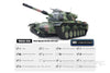 Tongde US M60A3 Professional Plus Edition 1/16 Scale Battle Tank - RTR TDE1001-003