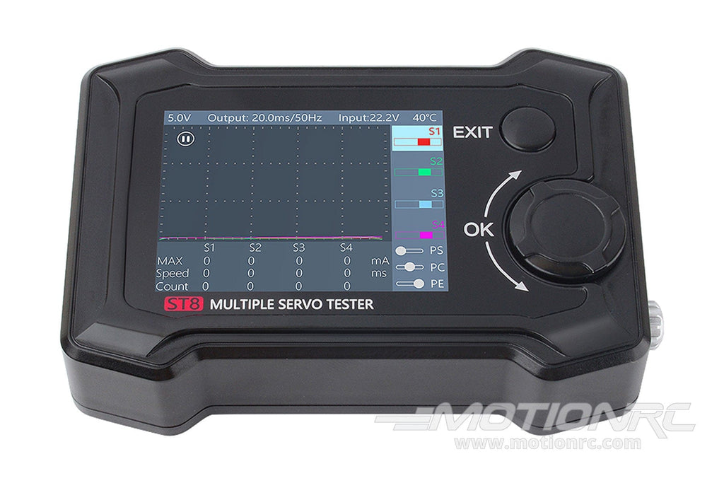 ToolkitRC ST8 Advanced Multiple Servo Tester and Analyzer TK30500