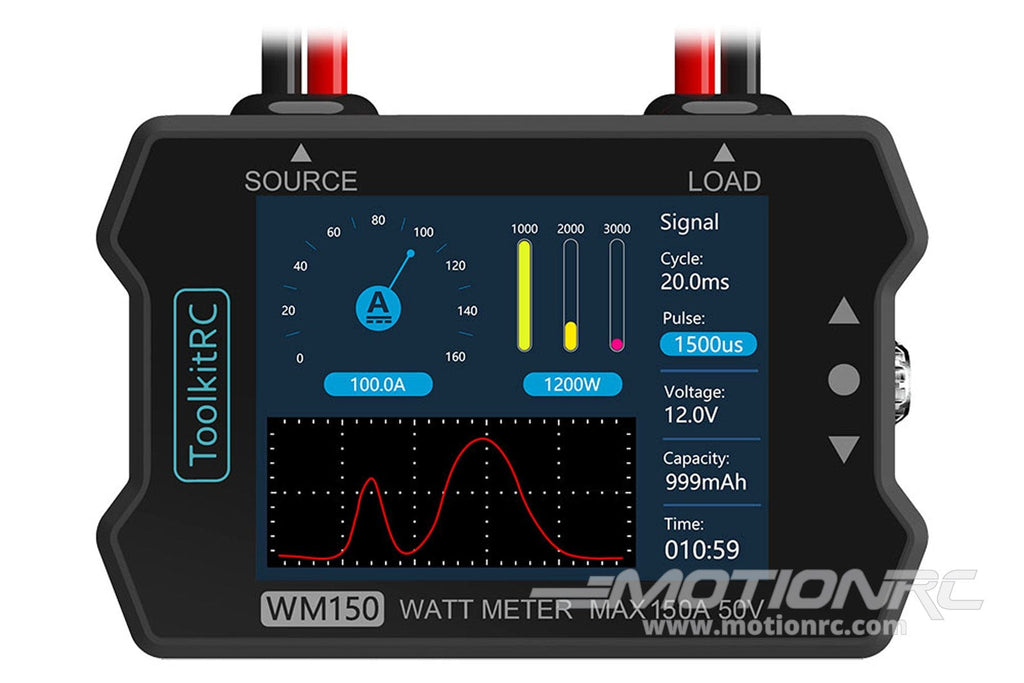 ToolkitRC WM150 150A Advanced Watt Meter and Power Analyzer TK30600