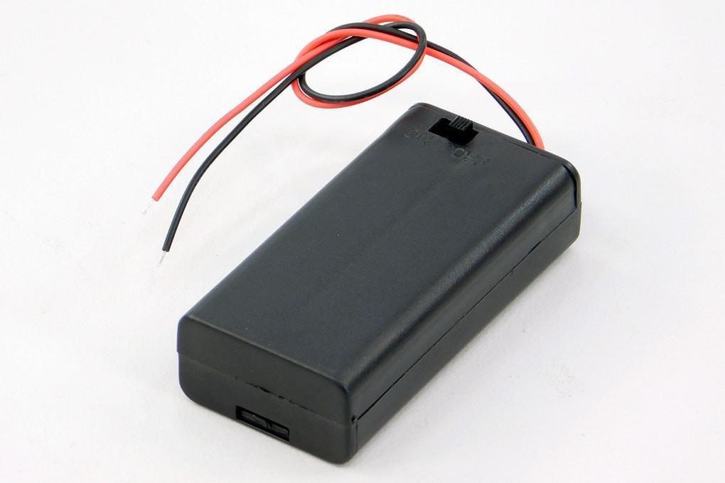 BenchCraft 2 x 1.5V AA Battery Holder with On/Off Switch [ADM2AAHOLDSW ...