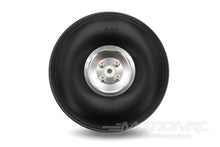 Lade das Bild in den Galerie-Viewer, BenchCraft 127mm (5&quot;) x 46mm Treaded Foam PU Wheel w/ Aluminum Hub for 5mm Axle BCT5016-093
