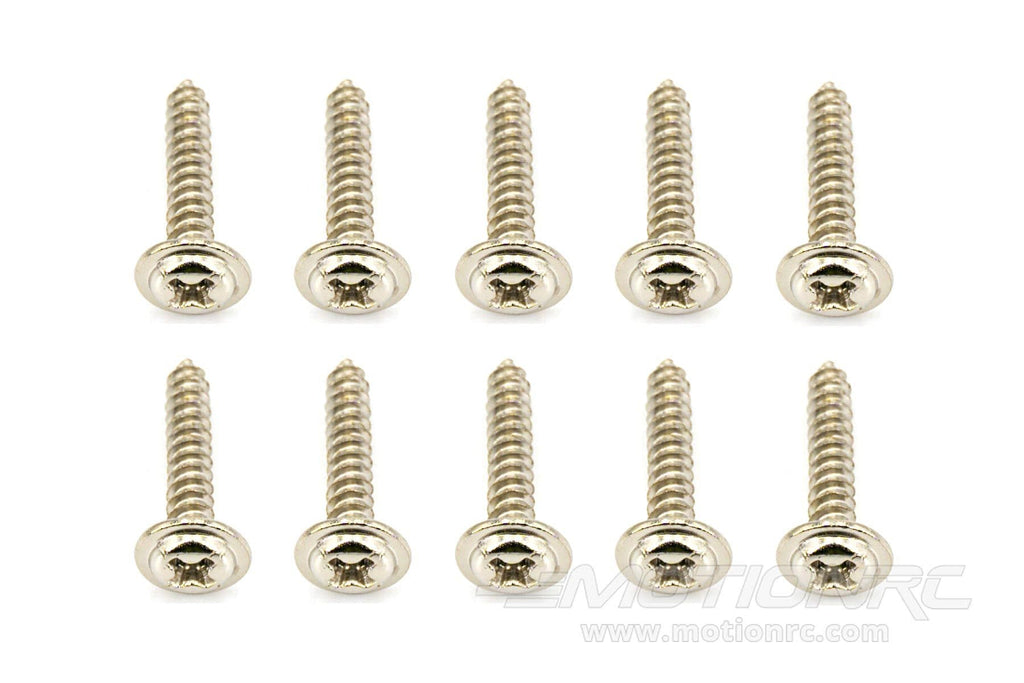 BenchCraft 3mm x 16mm Self-Tapping Washer Head Screws (10 Pack)