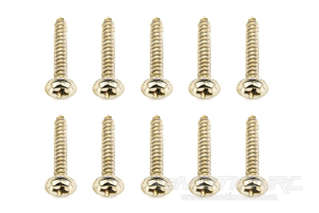 BenchCraft 3mm x 20mm Self-Tapping Washer Head Screws (10 Pack)