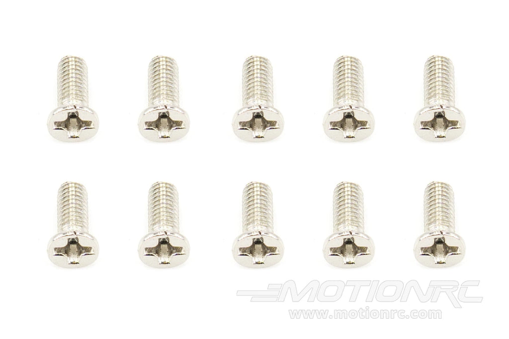 BenchCraft 3mm x 8mm Countersunk Machine Screws (10 Pack)