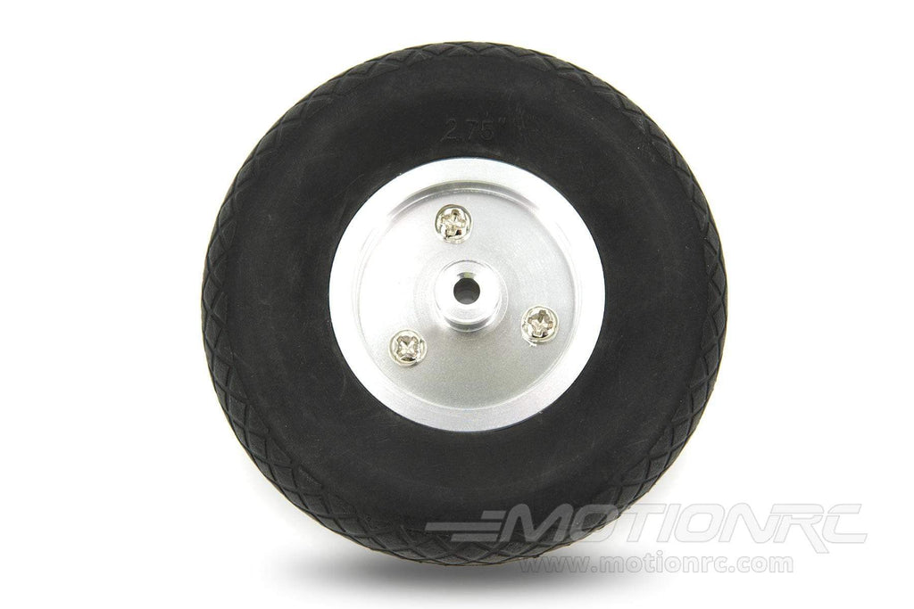 BenchCraft 70mm (2.75") x 23mm Solid Rubber Wheel w/ Aluminum Hub for 3.5mm Axle BCT5016-040