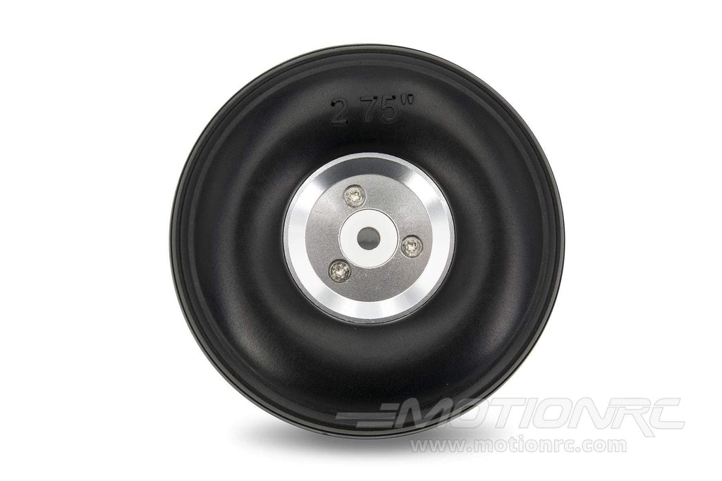 BenchCraft 70mm (2.75") x 25mm Treaded Foam PU Wheel w/ Aluminum Hub for 4mm Axle BCT5016-090