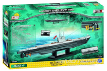 Load image into Gallery viewer, COBI U-47 (TYP VIIB) Submarine 1:144 Scale Building Block Set COBI-4828
