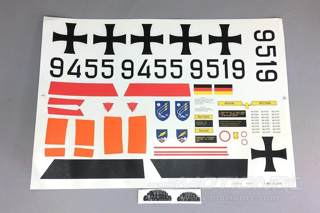 Freewing 80mm EDF T-33 Decal Sheet - German