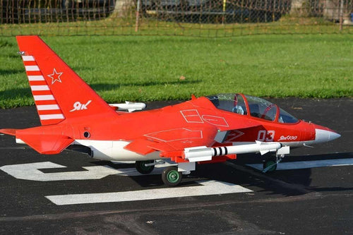 Freewing Yak-130 Red Super Scale 90mm EDF Jet - PNP RJ30121P