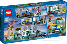 Lade das Bild in den Galerie-Viewer, LEGO City Emergency Vehicles HQ 60371
