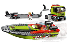 Lade das Bild in den Galerie-Viewer, LEGO City Race Boat Transporter 60254
