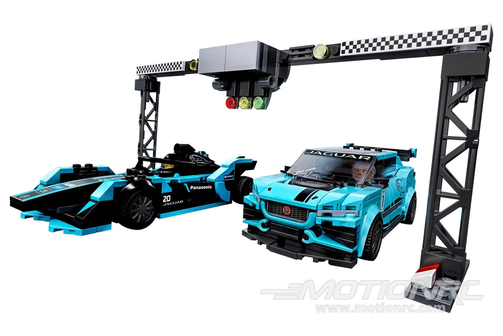 LEGO Speed Champions Formula E Panasonic Jaguar Racing GEN2 Car & Jaguar I-PACE eTROPHY 76898